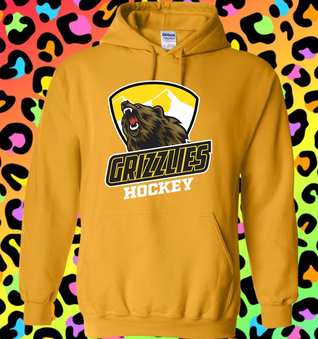 Hockey Grizzlies- hoodie