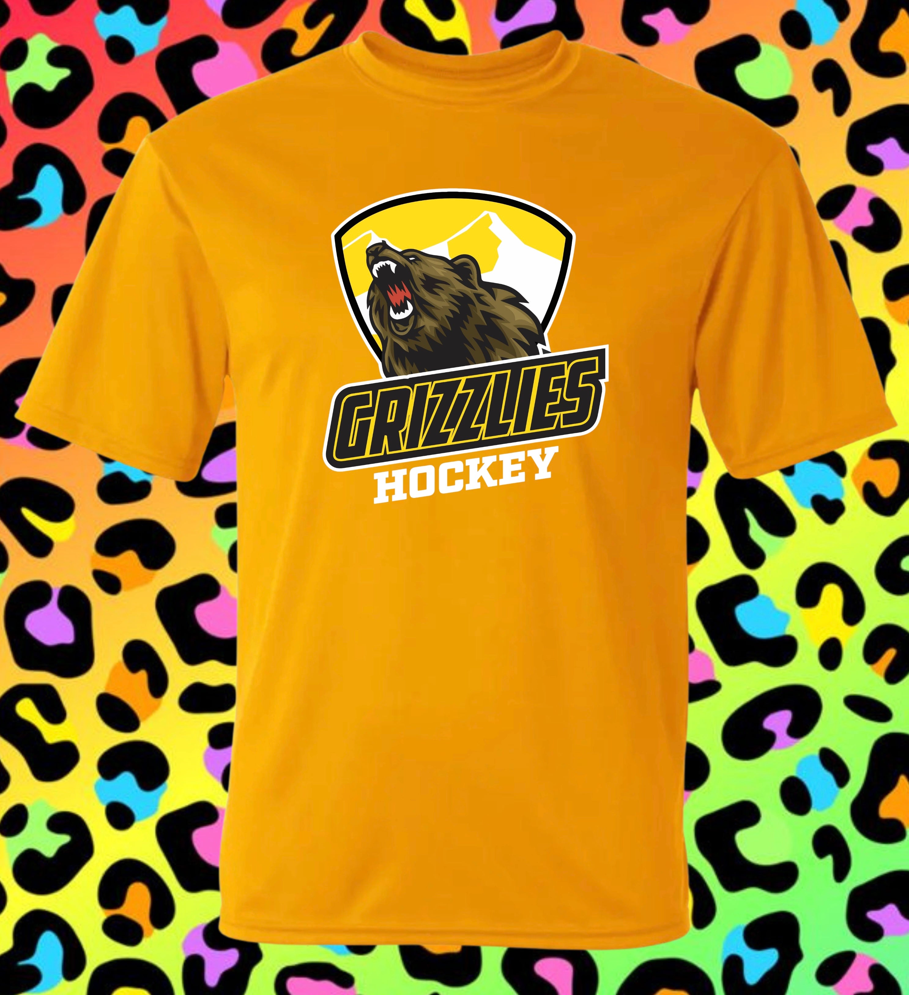 Hockey Grizzlies-Tee
